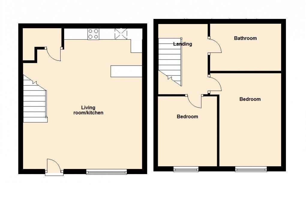 Floorplan for Stepping Stones, North Street, Okehampton, Devon, EX20