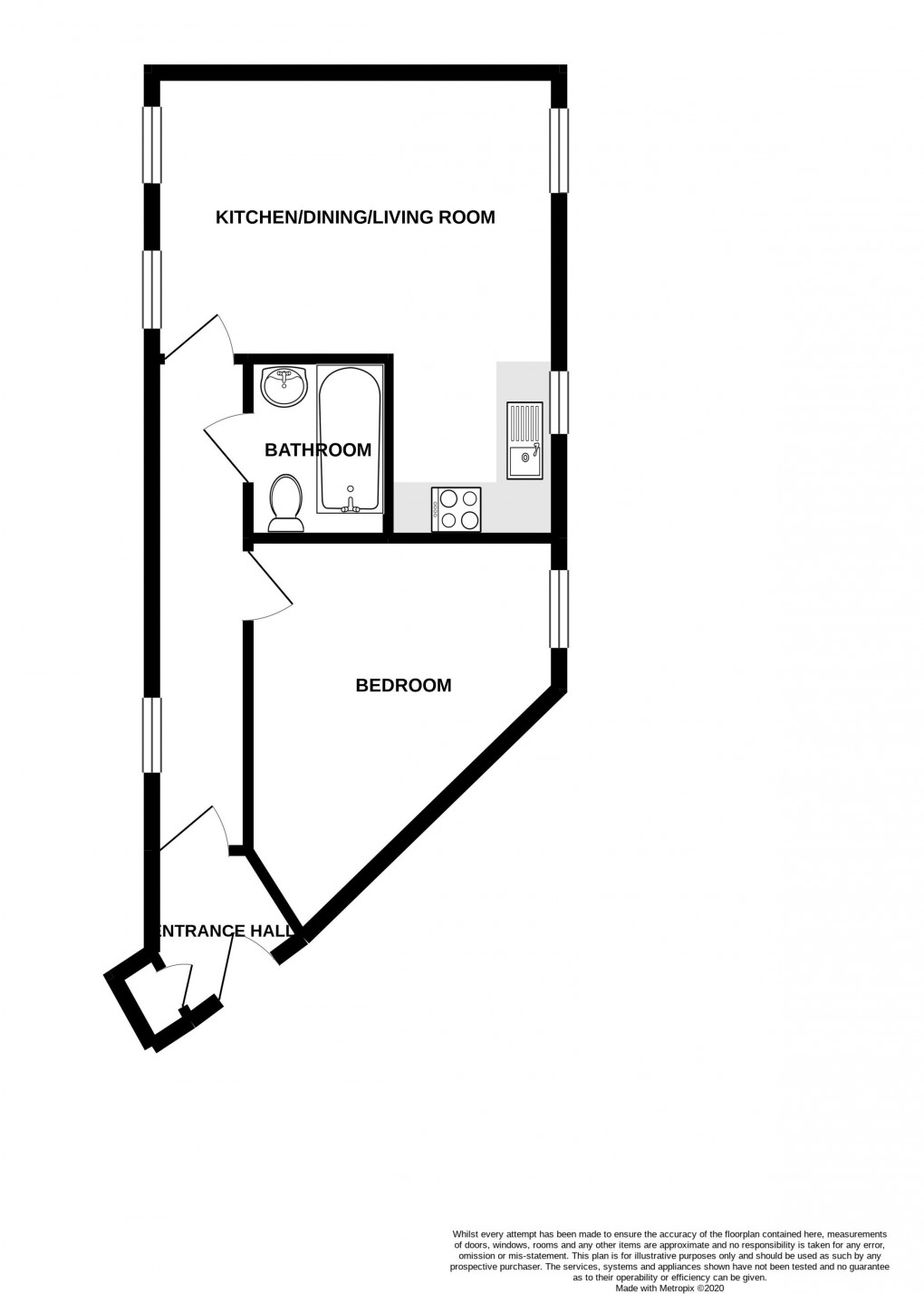 Floorplan for Stock Park, Okehampton, Devon, EX20