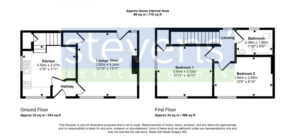 Floorplan for North Street, Okehampton, Devon