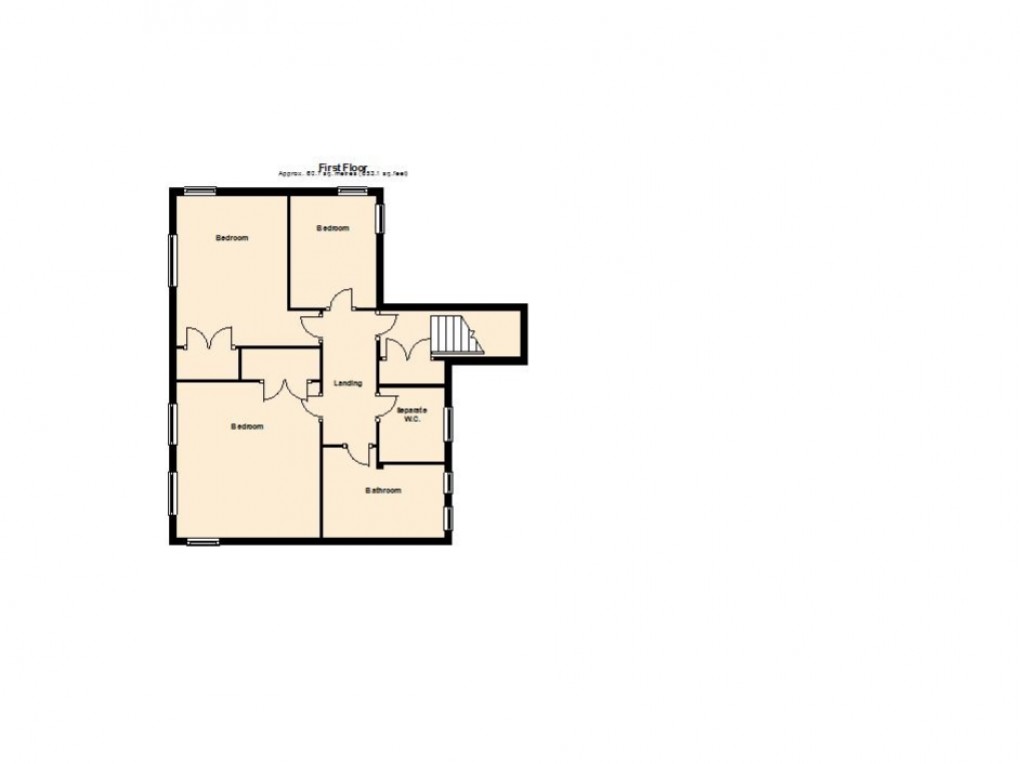 Floorplan for Sticklepath, Okehampton, Devon, EX20