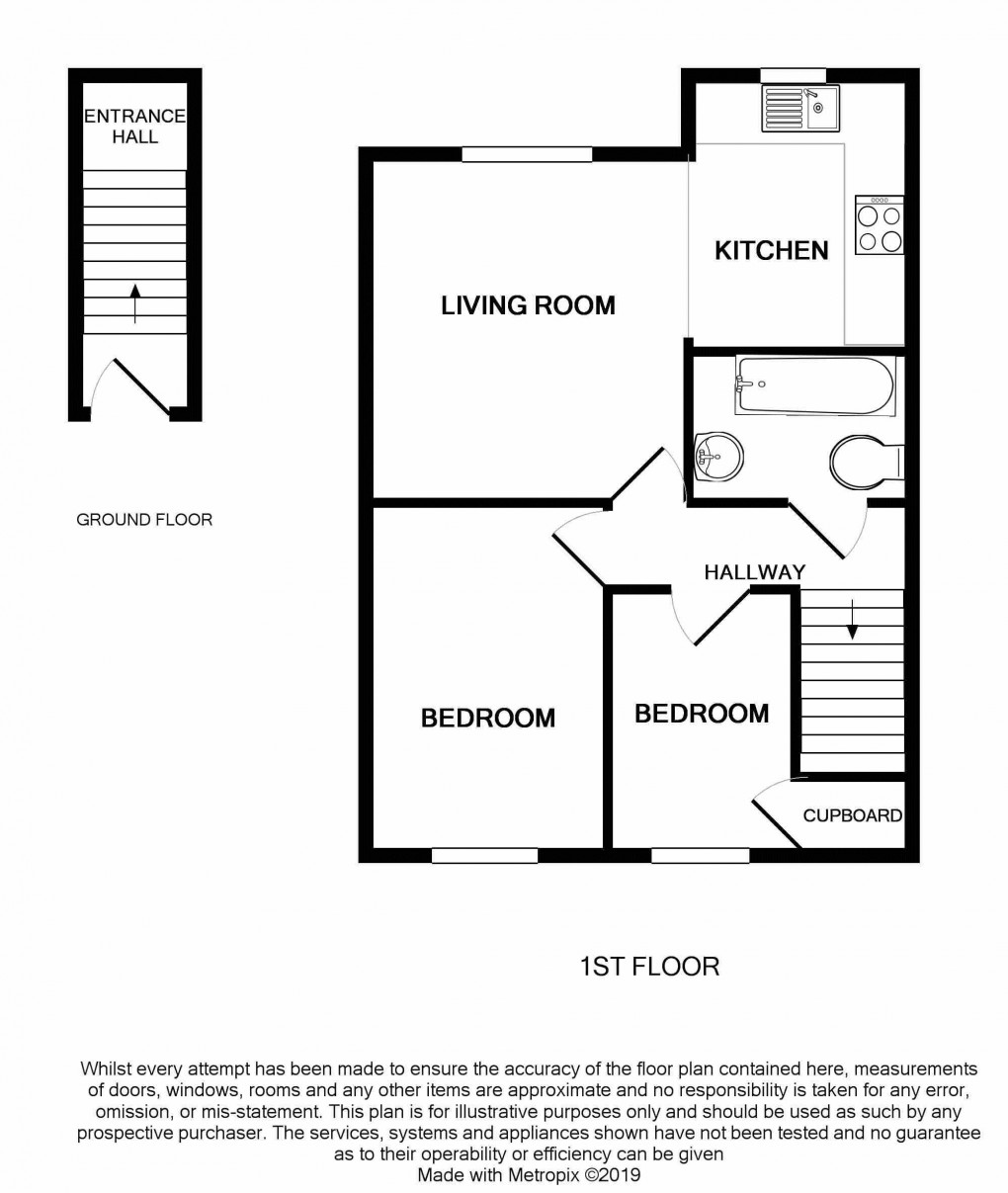 Floorplan for Tarka Court, North Tawton, Devon, EX20