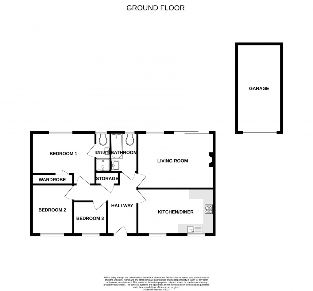 Floorplan for Westcots Drive, Winkleigh, Devon, EX19