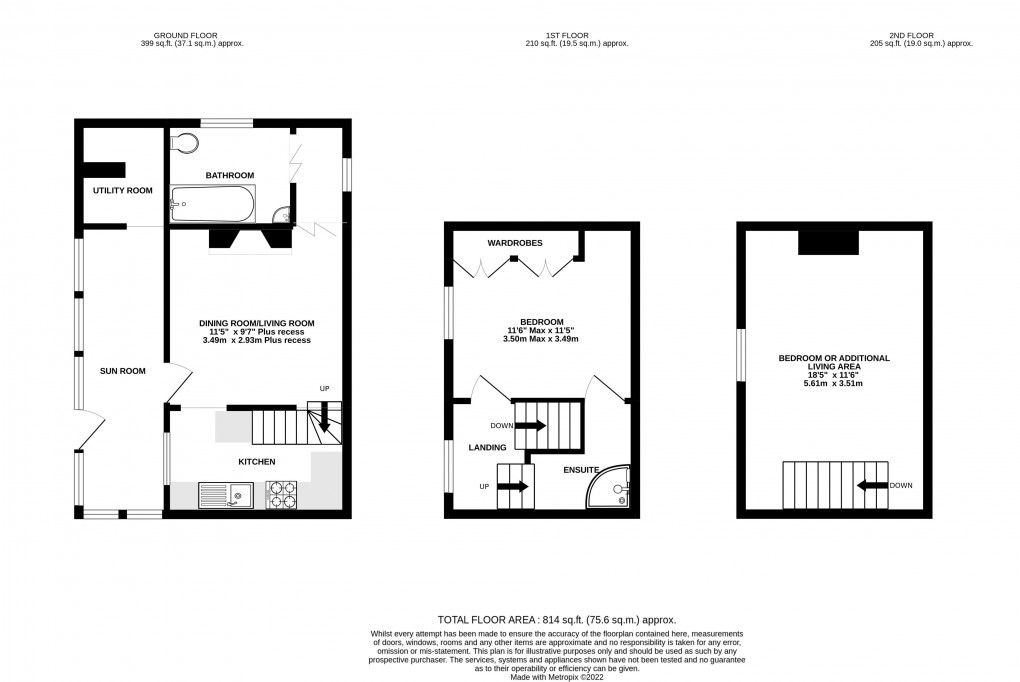 Floorplan for Kempley Road, Okehampton, Devon, EX20