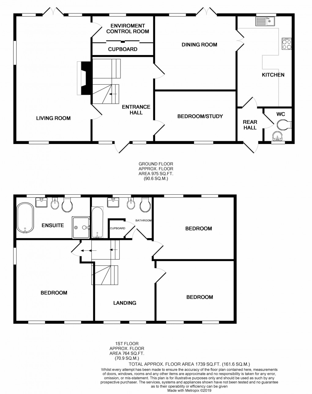 Floorplan for Axworthy, Lewdown, OKEHAMPTON, Devon, EX20