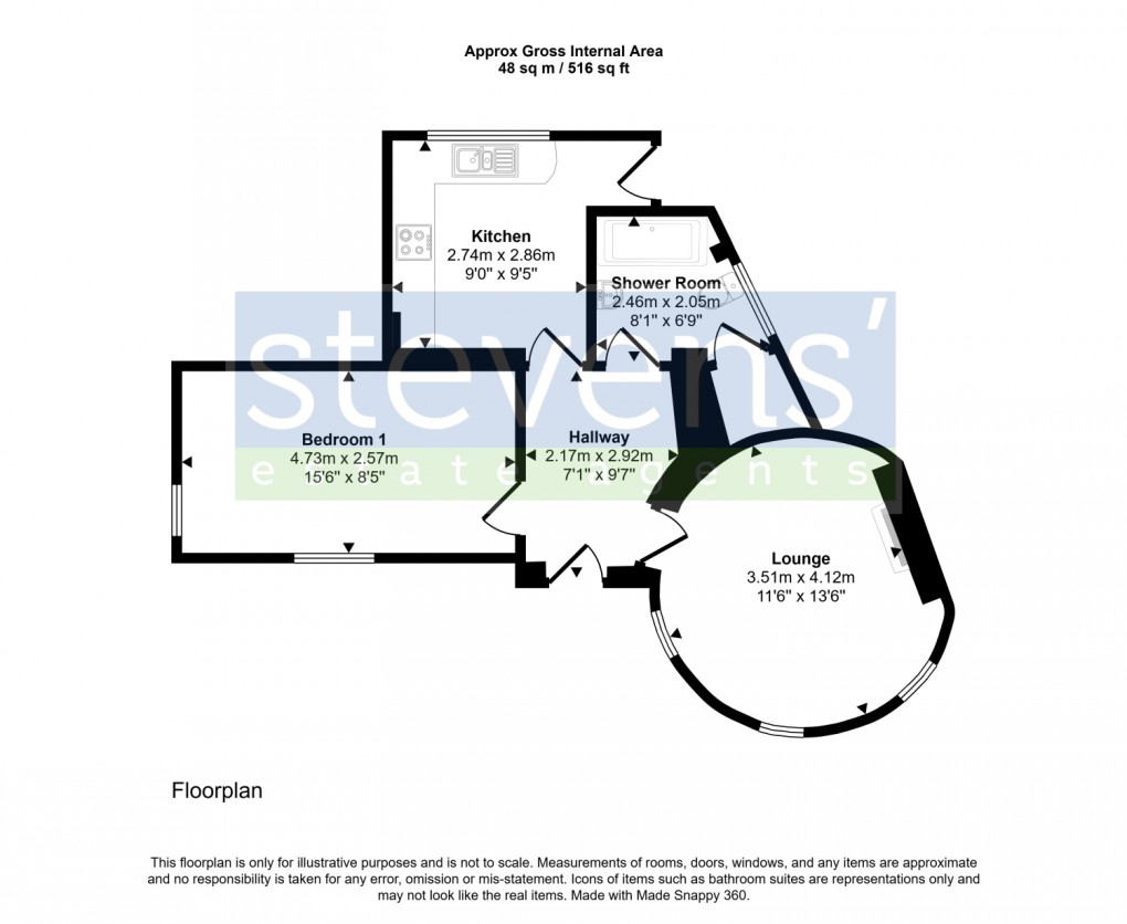 Floorplan for Hatherleigh Road, Okehampton, Devon, EX20