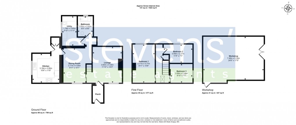 Floorplan for 2 Croft Gate, Halwill, Beaworthy