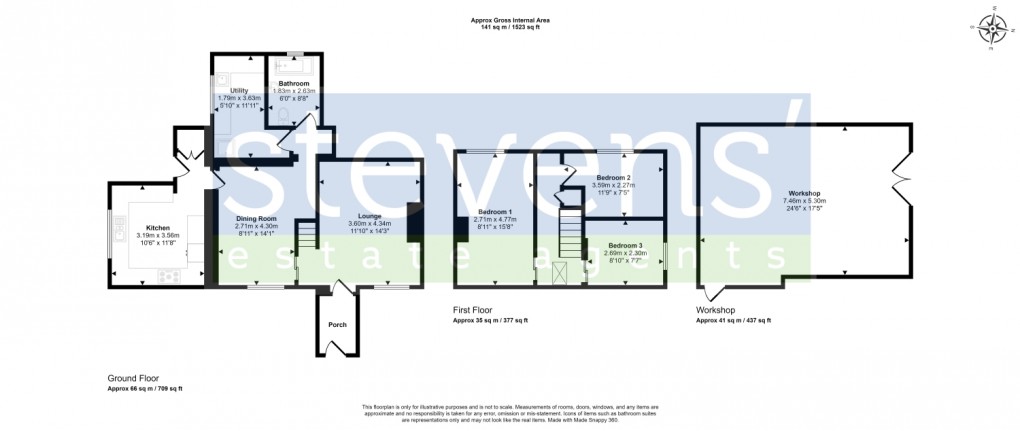 Floorplan for Croft Gate, Halwill, Beaworthy, Devon, EX21