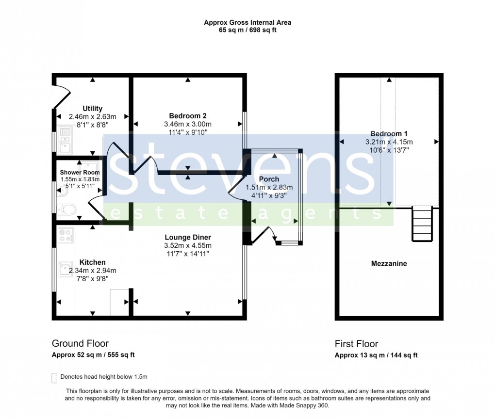 Floorplan for Ramsley, South Zeal, Okehampton, Devon, EX20