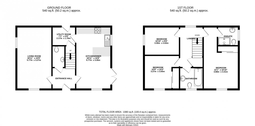Floorplan for 5 Caesars Court, Okehampton