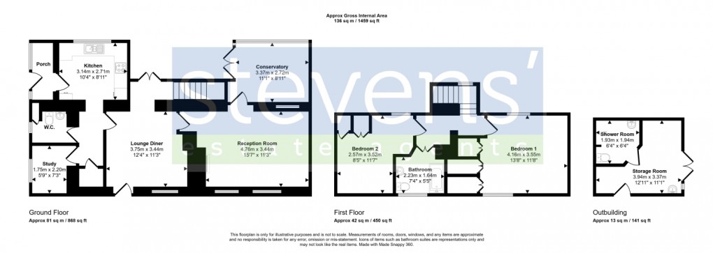 Floorplan for Folly Gate, Okehampton, Devon, EX20