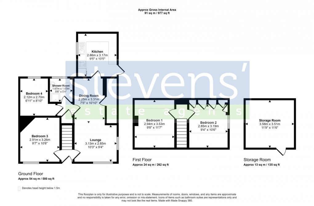 Floorplan for Willey Lane, Sticklepath, Okehampton, Devon, EX20