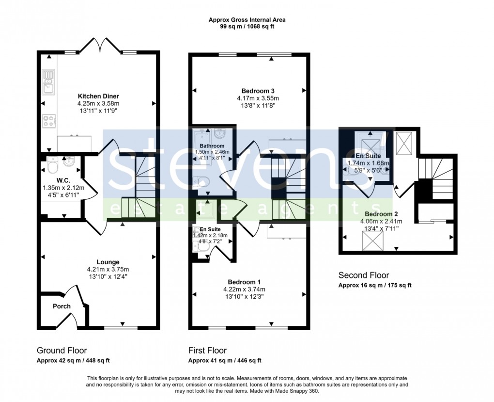 Floorplan for Alder View, Hatherleigh, Okehampton, Devon