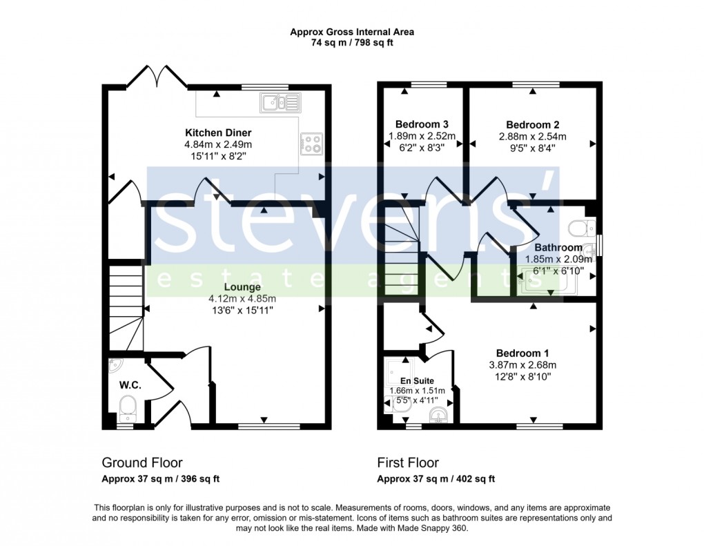 Floorplan for Old Well Road, Okehampton, Devon, EX20