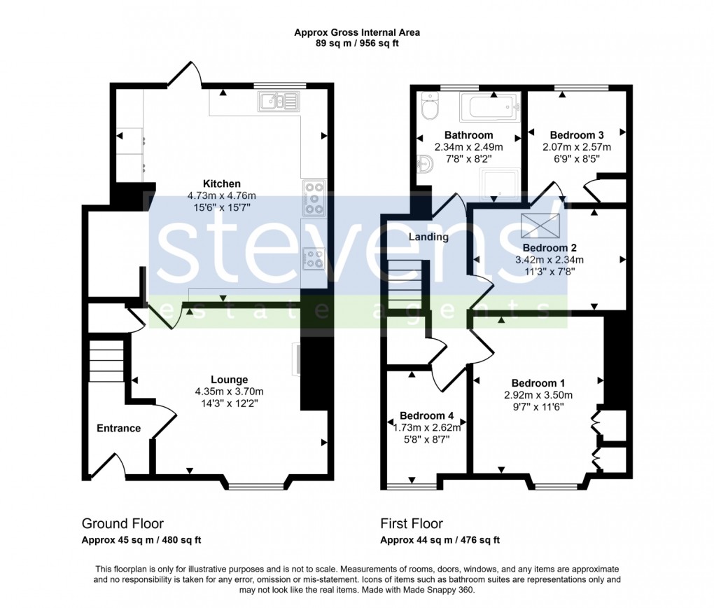 Floorplan for Higher Street, Hatherleigh, Okehampton, Devon, EX20