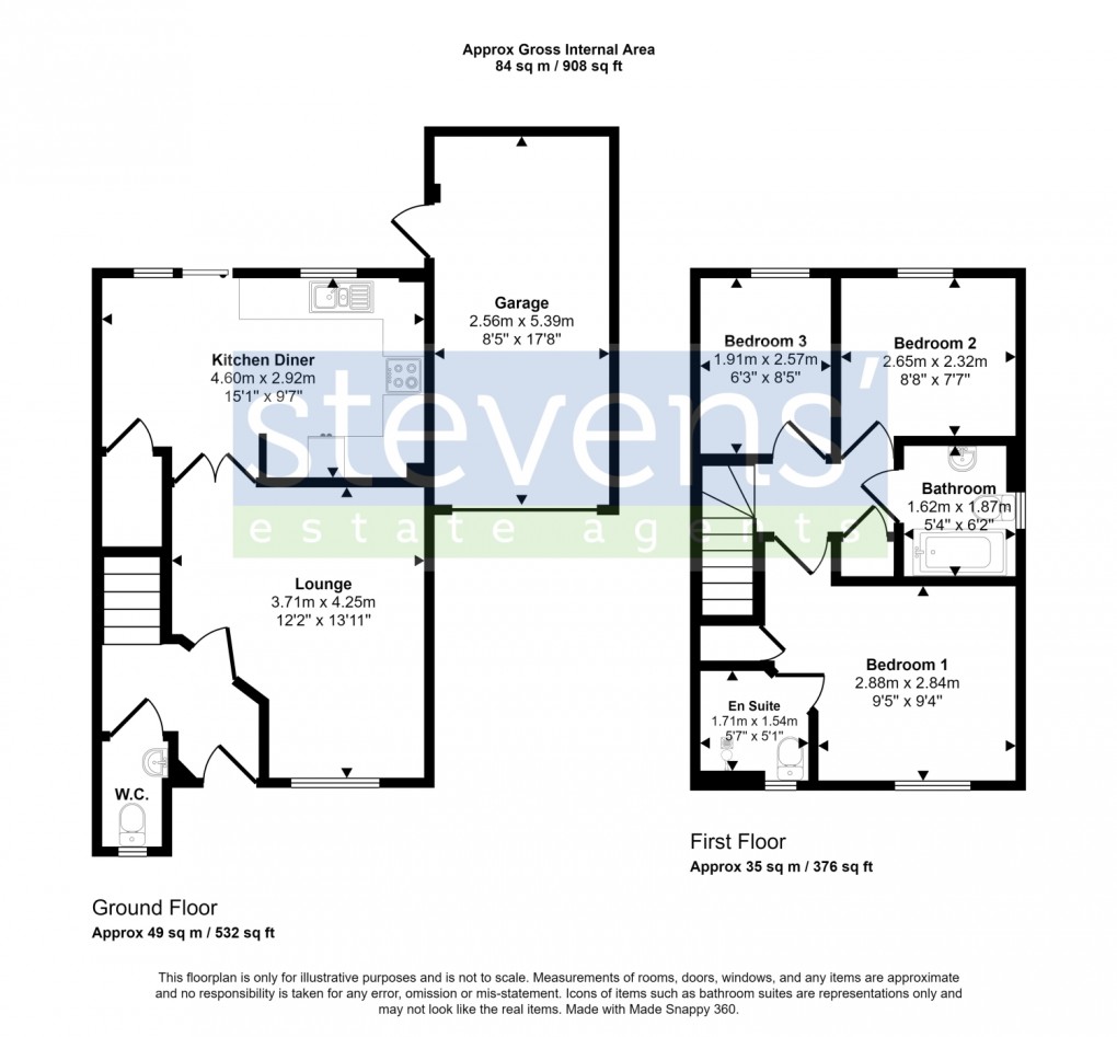 Floorplan for Lower Crooked Meadow, Okehampton, Devon, EX20
