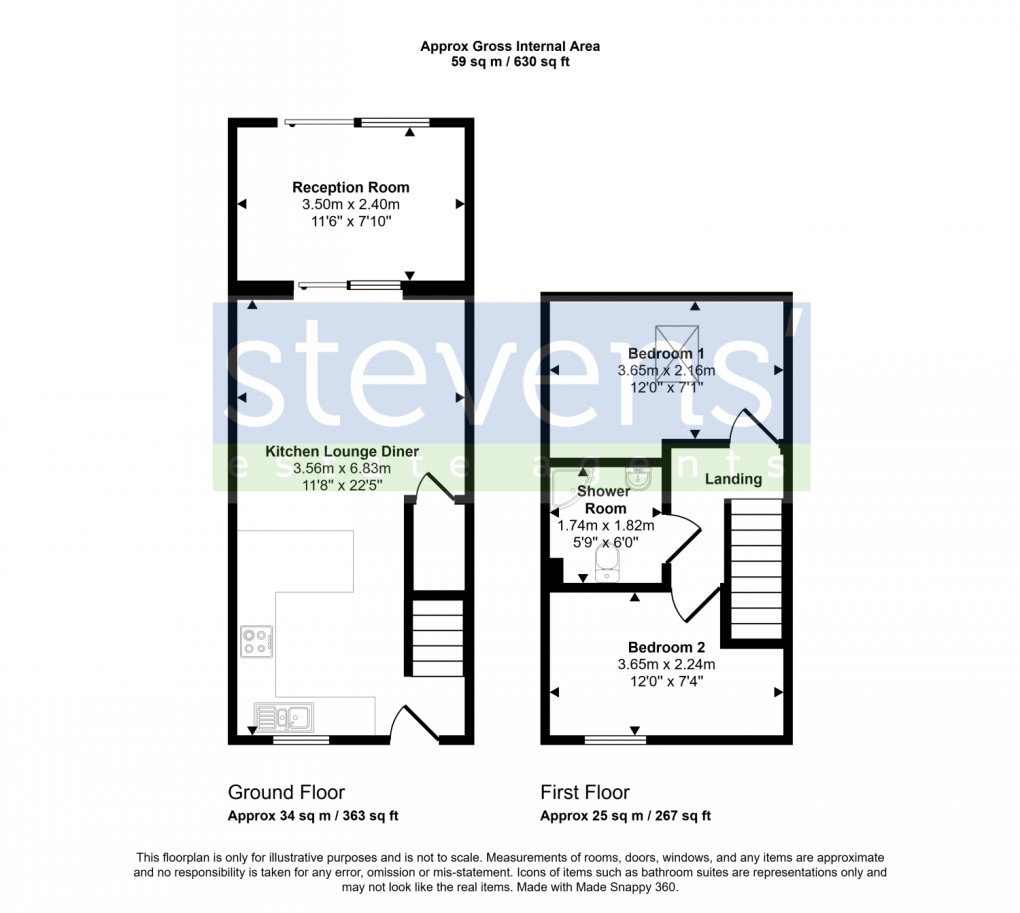 Floorplan for Farwell Mews Fore Street, North Tawton, Devon, EX20