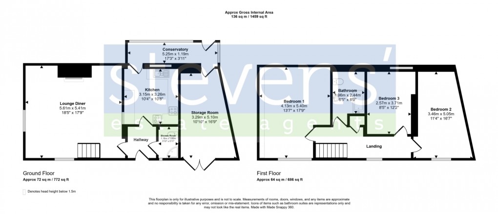 Floorplan for Sandy Park, Chagford, Newton Abbot, Devon, TQ13