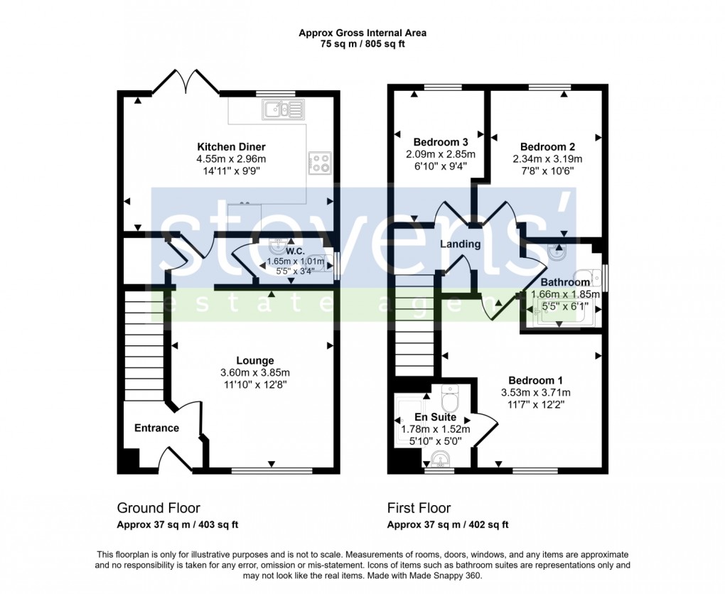 Floorplan for Lower Mead, Okehampton, Devon, EX20
