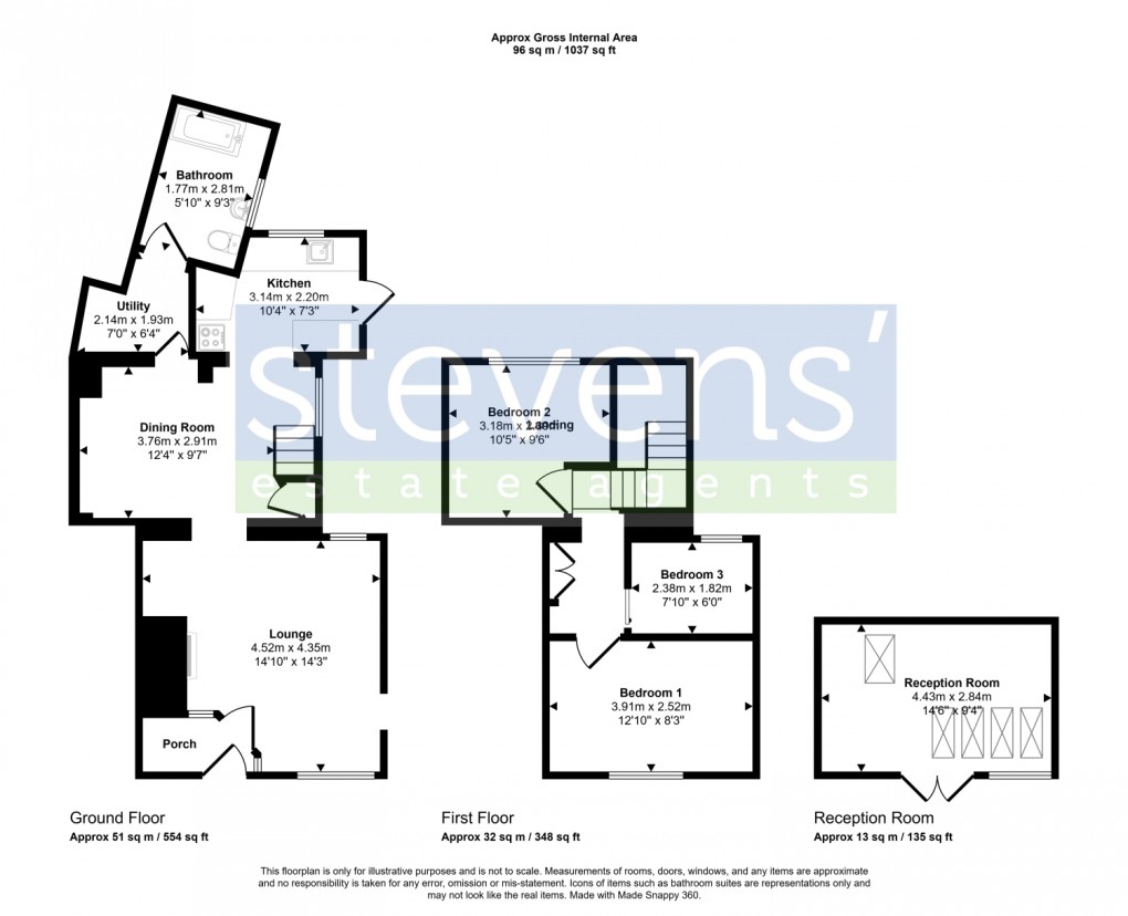 Floorplan for North Street, North Tawton, Devon, EX20