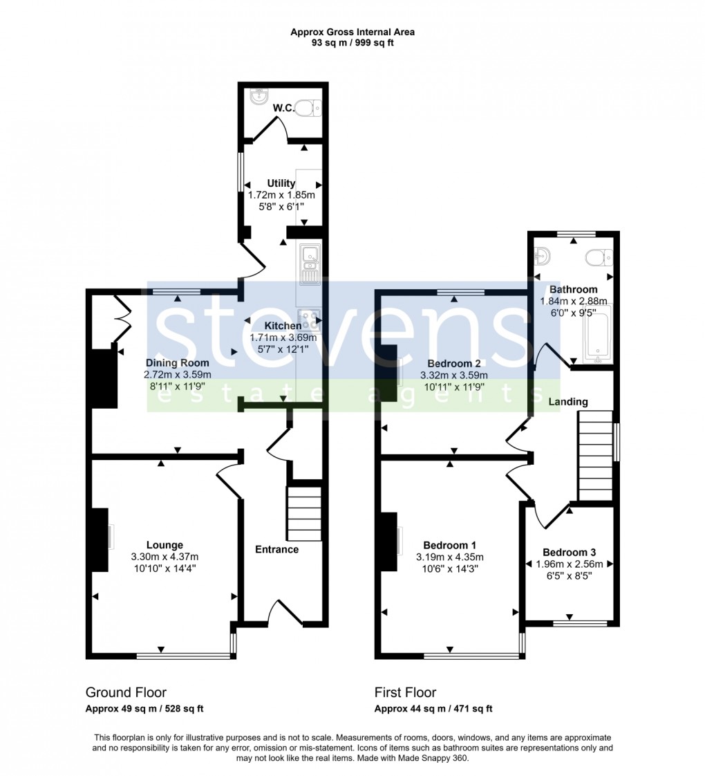 Floorplan for 30 Exeter Road, Okehampton