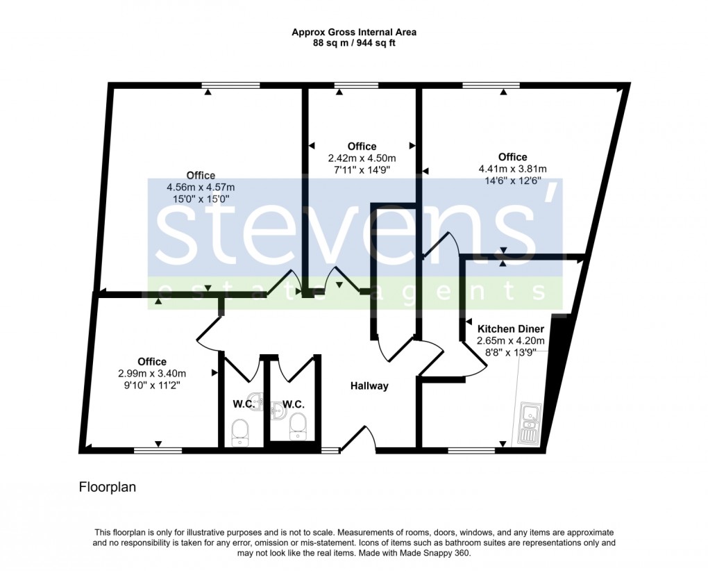 Floorplan for West Street, Okehampton, Devon, EX20