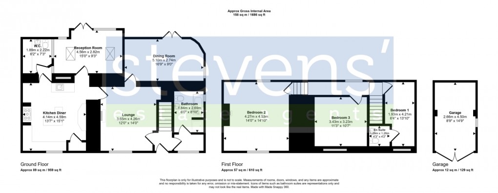 Floorplan for Ramsley, South Zeal, Okehampton, Devon, EX20