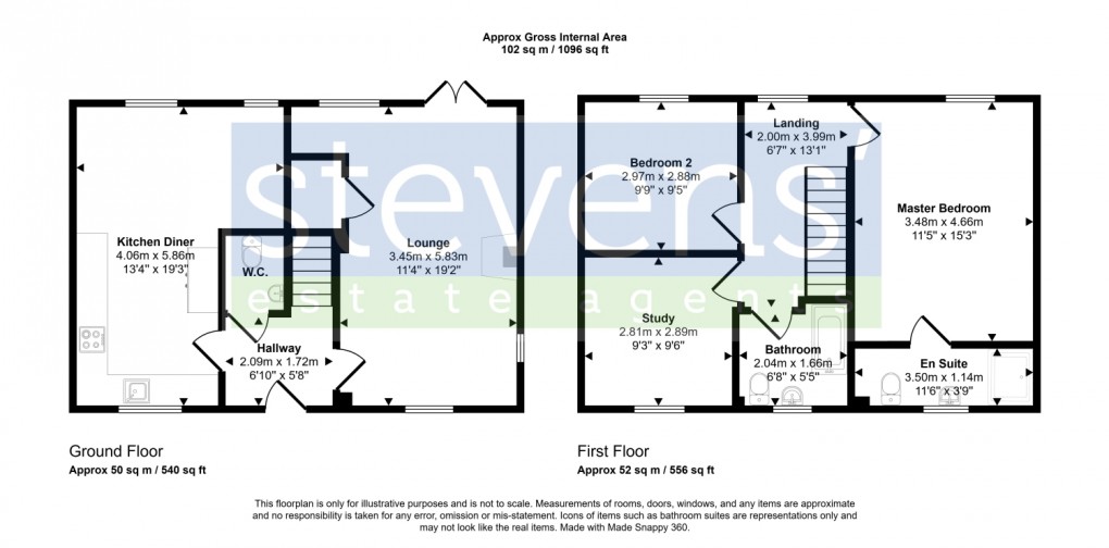 Floorplan for Cleave Close, Folly Gate, Okehampton, Devon, EX20