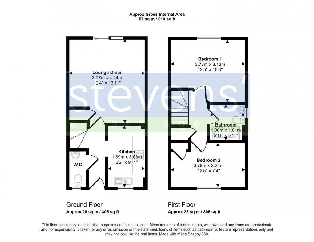 Floorplan for Luxmoore Way, Okehampton, Devon, EX20