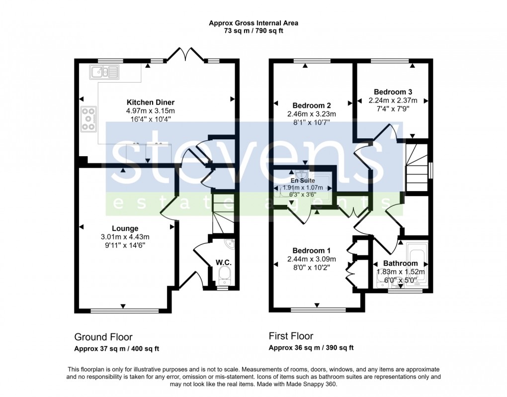 Floorplan for Senate Street, Okehampton, Devon, EX20
