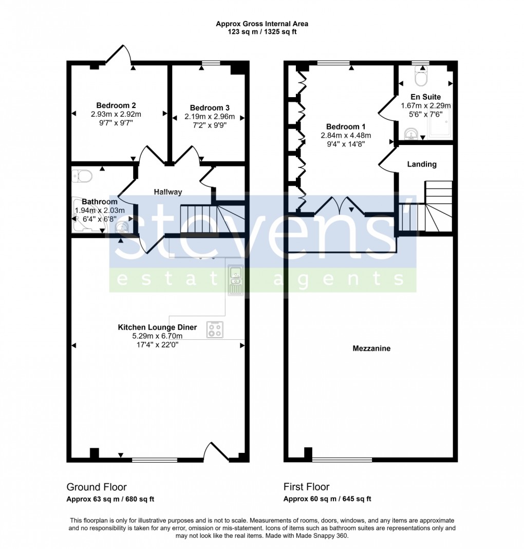 Floorplan for Higher Lowton, Bondleigh, North Tawton, Devon, EX20