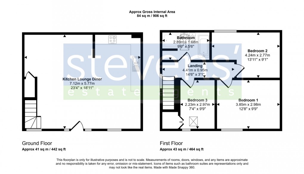 Floorplan for West View Road, Okehampton, Devon, EX20
