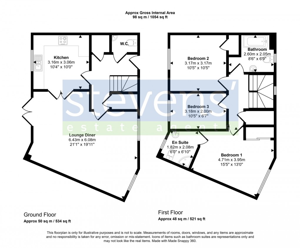Floorplan for Oldham Road, Hatherleigh, Okehampton, Devon, EX20