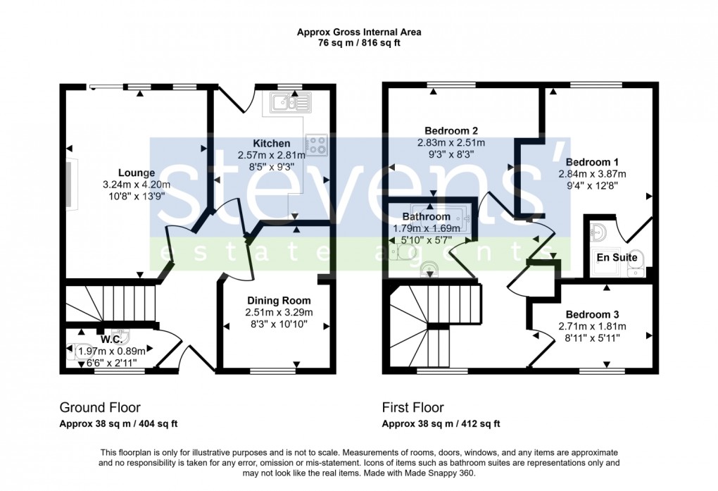Floorplan for Lower Crooked Meadow, Okehampton, Devon, EX20