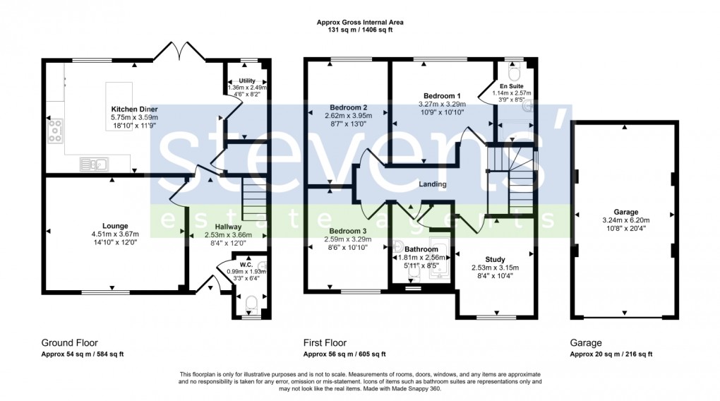 Floorplan for Mowhay Gardens, Hatherleigh, Okehampton, Devon, EX20