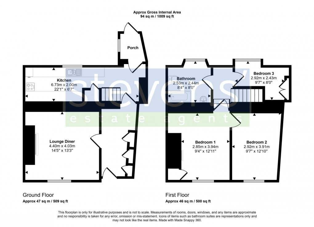 Floorplan for Greenbank, South Zeal, Okehampton, Devon, EX20