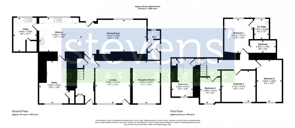 Floorplan for , South Zeal, Okehampton, Devon, EX20