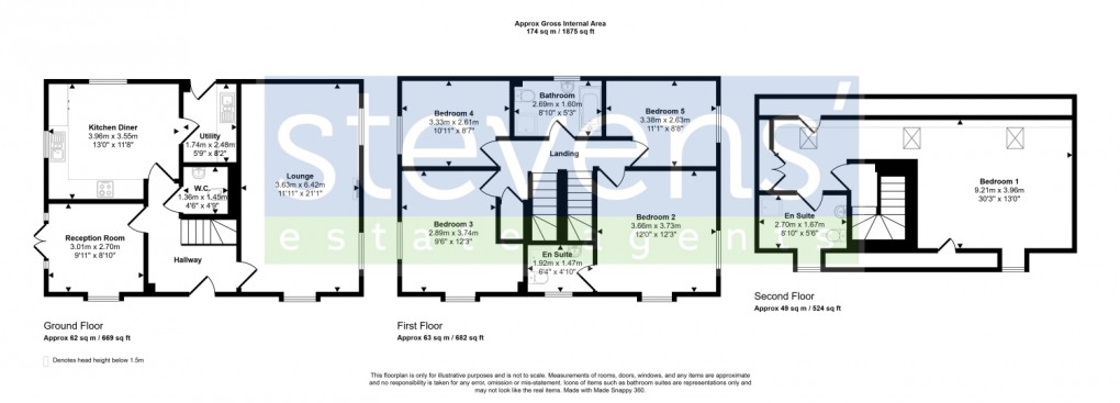 Floorplan for Kensey Valley Meadow, Launceston, Cornwall, PL159