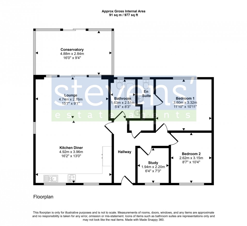 Floorplan for Bullow View, Winkleigh, Devon, EX19