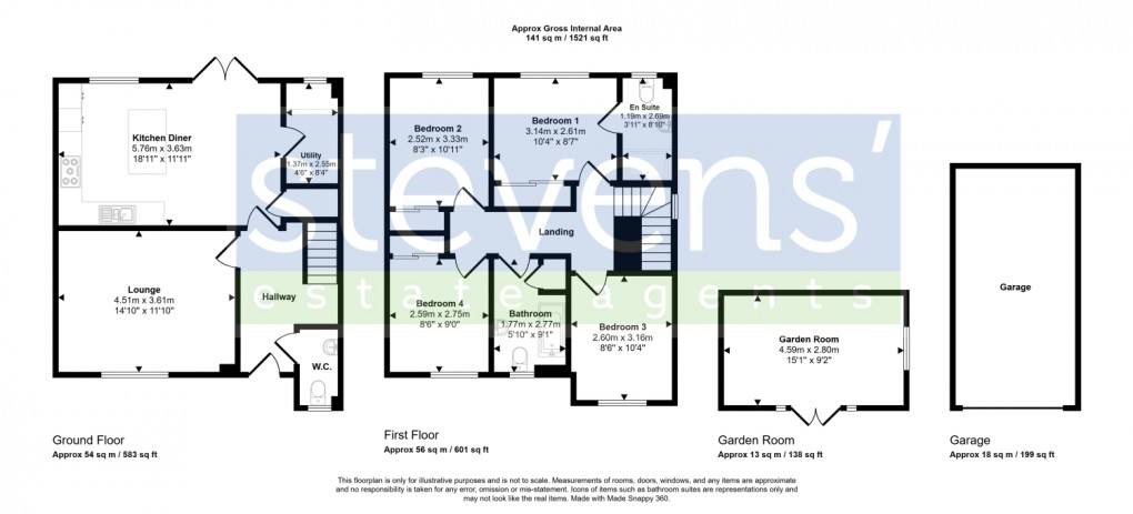 Floorplan for Lew Walk, Hatherleigh, Okehampton, Devon, EX20