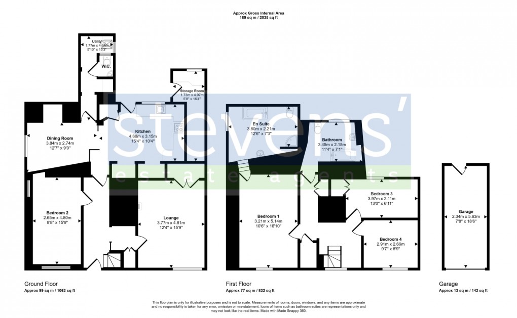 Floorplan for Fore Street, Winkleigh, Devon, EX19