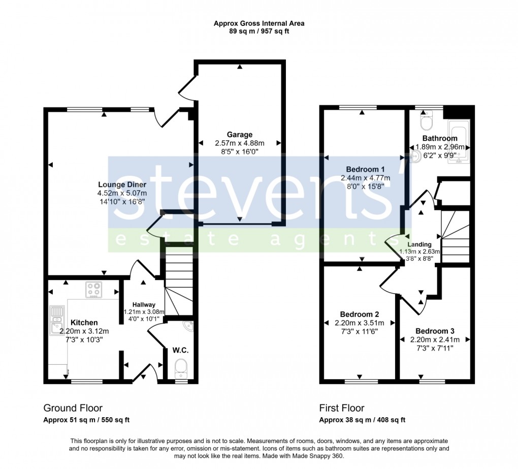 Floorplan for Wadlands Meadow, Okehampton, Devon, EX20