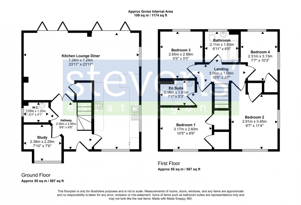 Floorplan for Minerva Way, Okehampton, Devon, EX20
