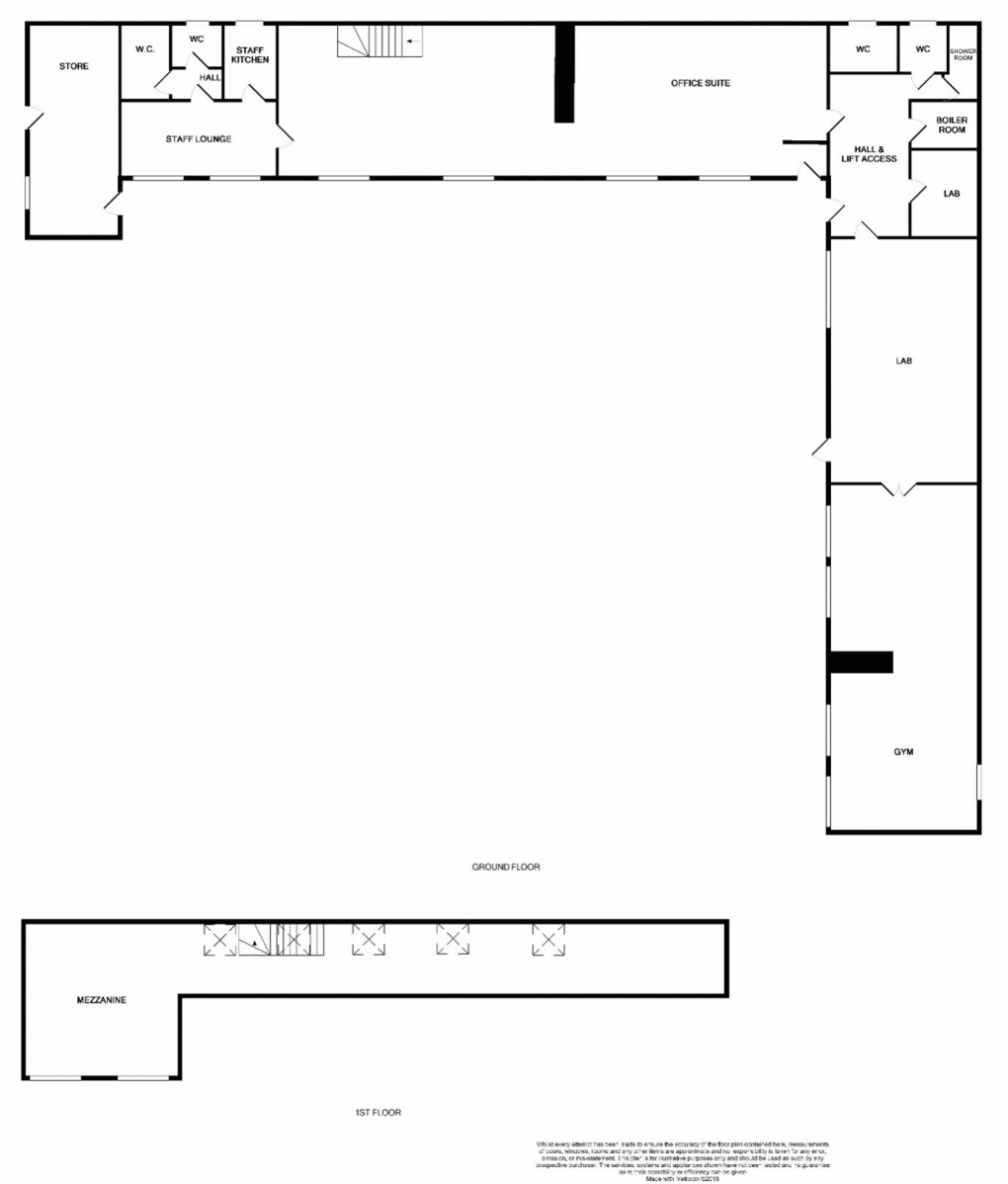 Floorplan for Turtle Grover Barns, Lewdown, Okehampton