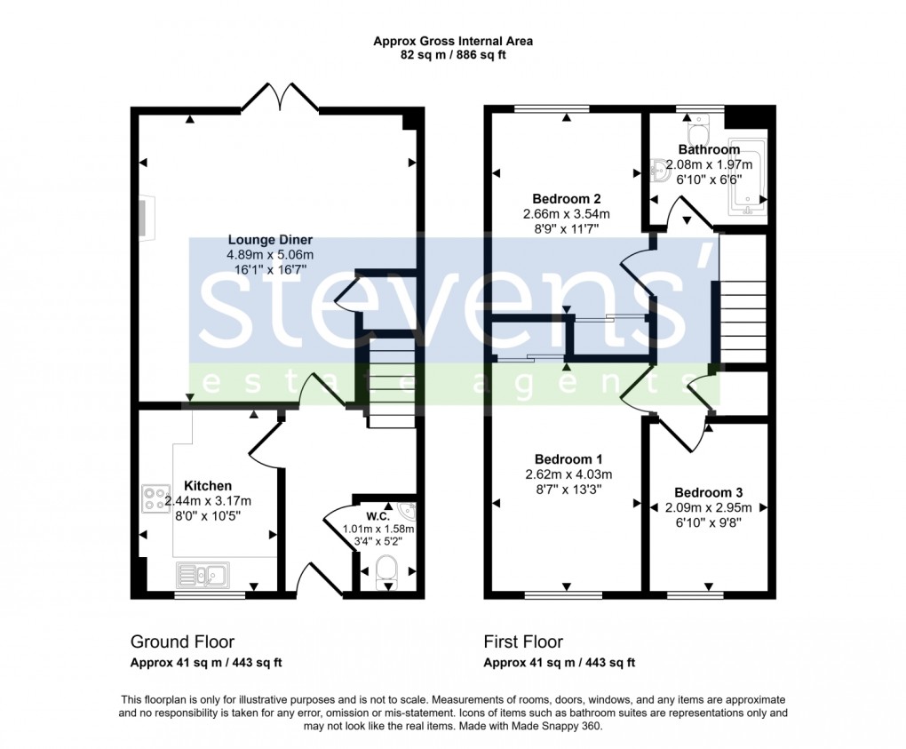 Floorplan for Hooper Close, Hatherleigh, Okehampton, Devon, EX20