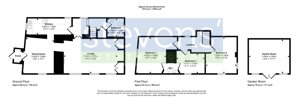 Floorplan for The Square, Petrockstowe, Devon
