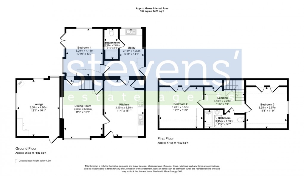 Floorplan for Coryton, Coryton, Okehampton, Devon, EX20