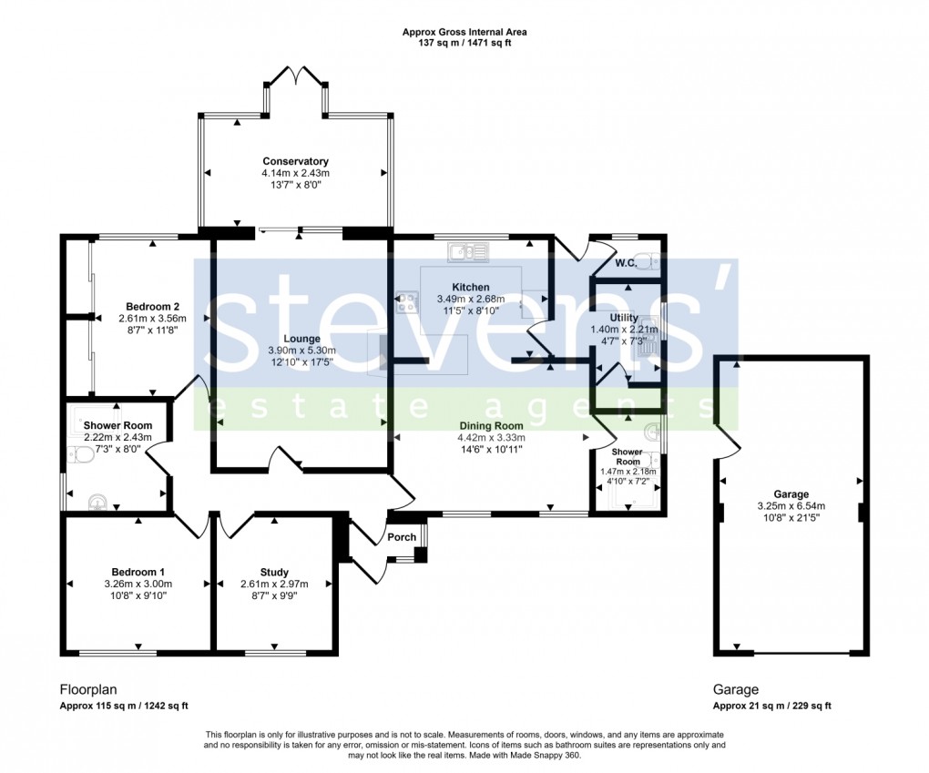Floorplan for Halwill Junction, Halwill Junction, Beaworthy, Devon, EX21