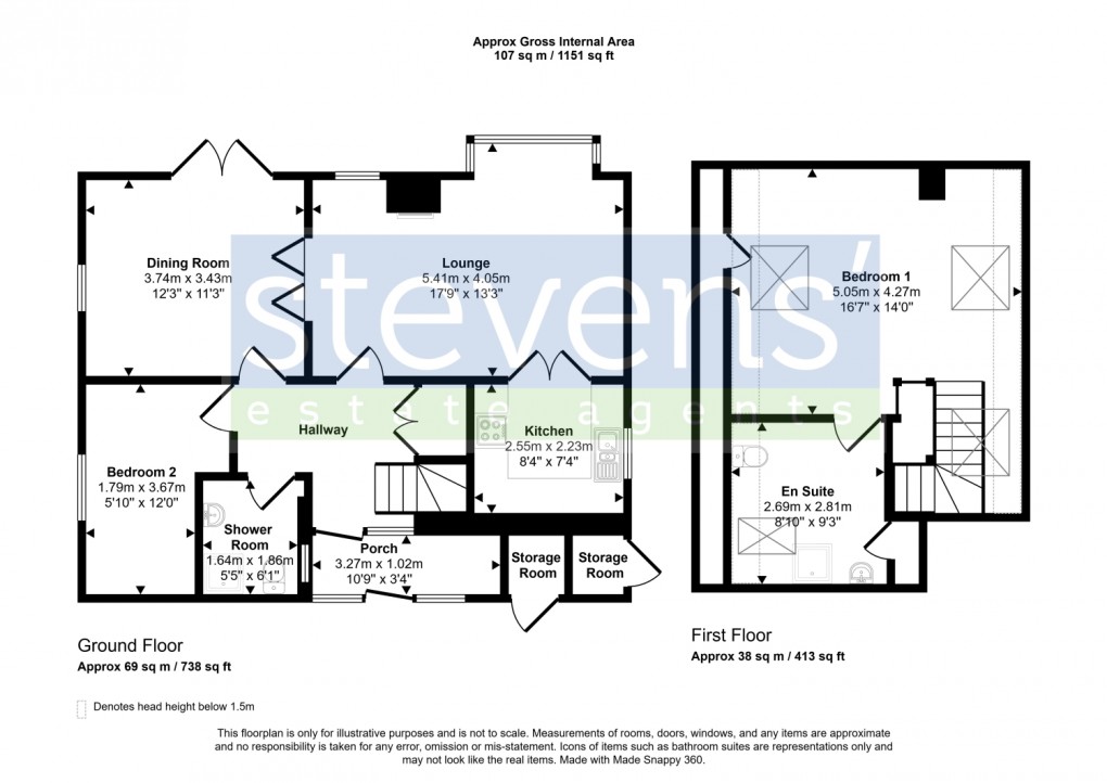 Floorplan for The Old Orchard Northlew, Northlew, Okehampton, Devon, EX20