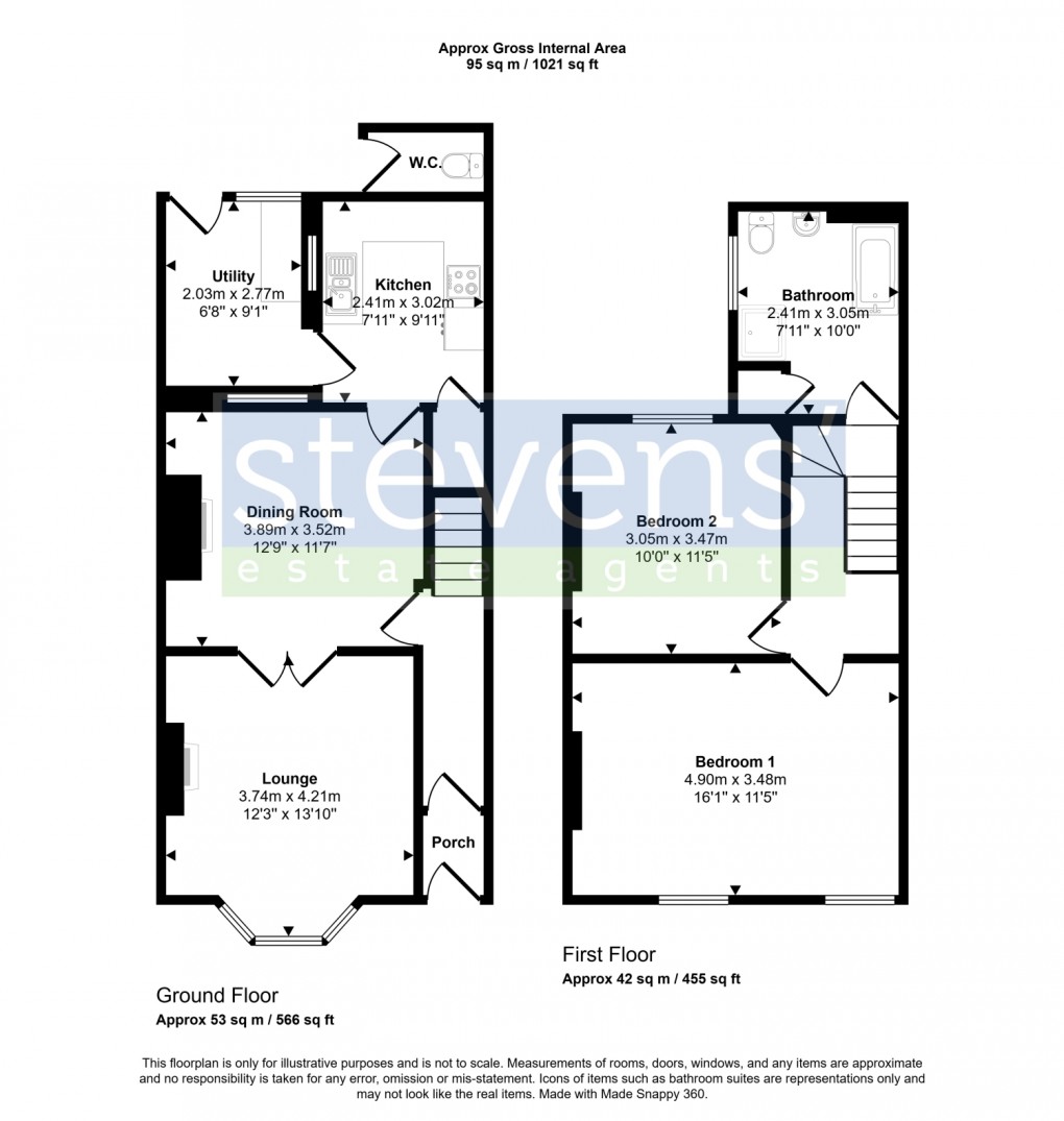 Floorplan for Northfield Road, Okehampton, Devon, EX20