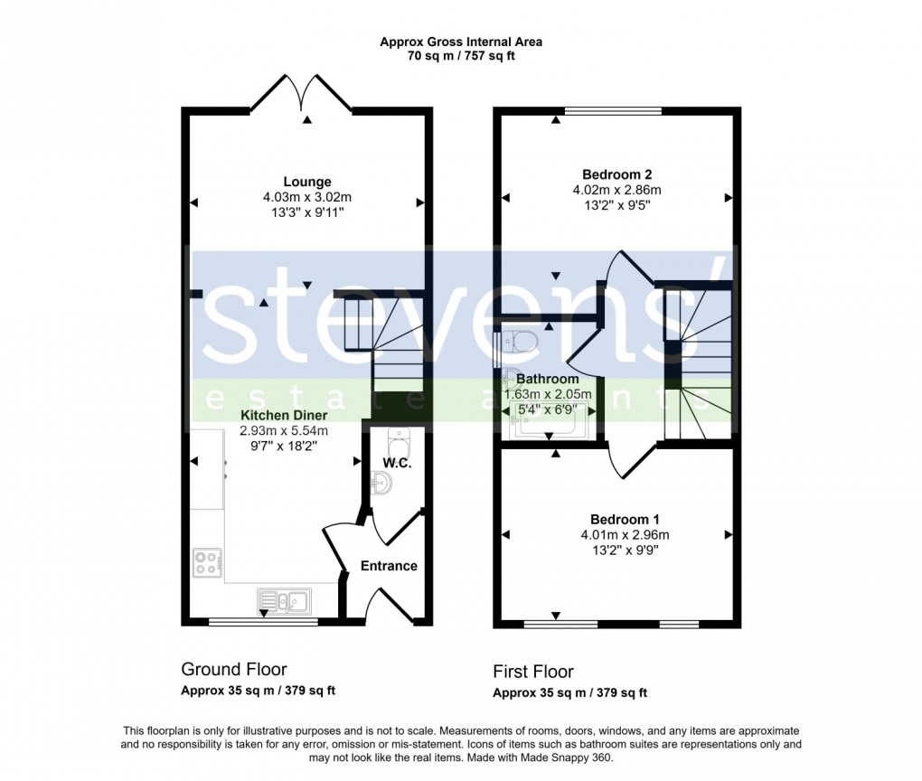Floorplan for Mowhay Gardens, Hatherleigh, Okehampton, Devon, EX20